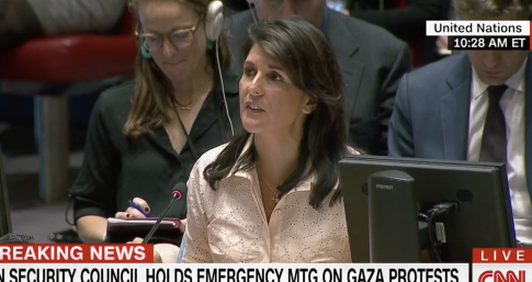 Haley Defends Israel at U.N.: 'No Country in This Chamber Would Act With More Restraint'