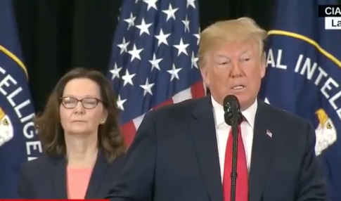Trump at Gina Haspel's Swearing-In Ceremony: 'I Know You Will Thrive' as CIA Director