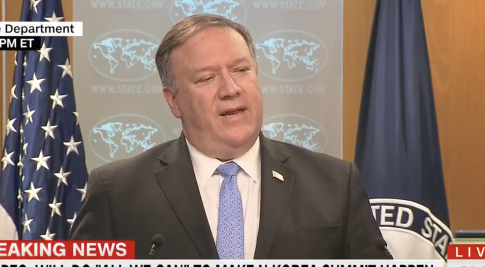 Pompeo: 'I'm Not a Betting Man' But We'll Be Prepared for June 12 Meeting With North Korea
