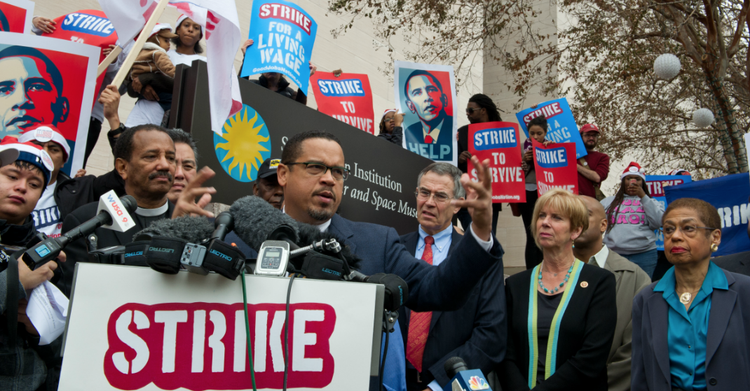 DNC Vice Chair Keith Ellison Calls for NFL Boycott Over ‘Unfair, Cowardly, and Idiotic Kneeling Ban’