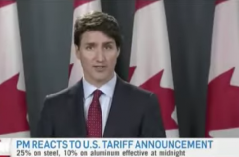 Trudeau Slams Tariffs on Aluminum, Steel: 'These Tariffs Are Totally Unacceptable'