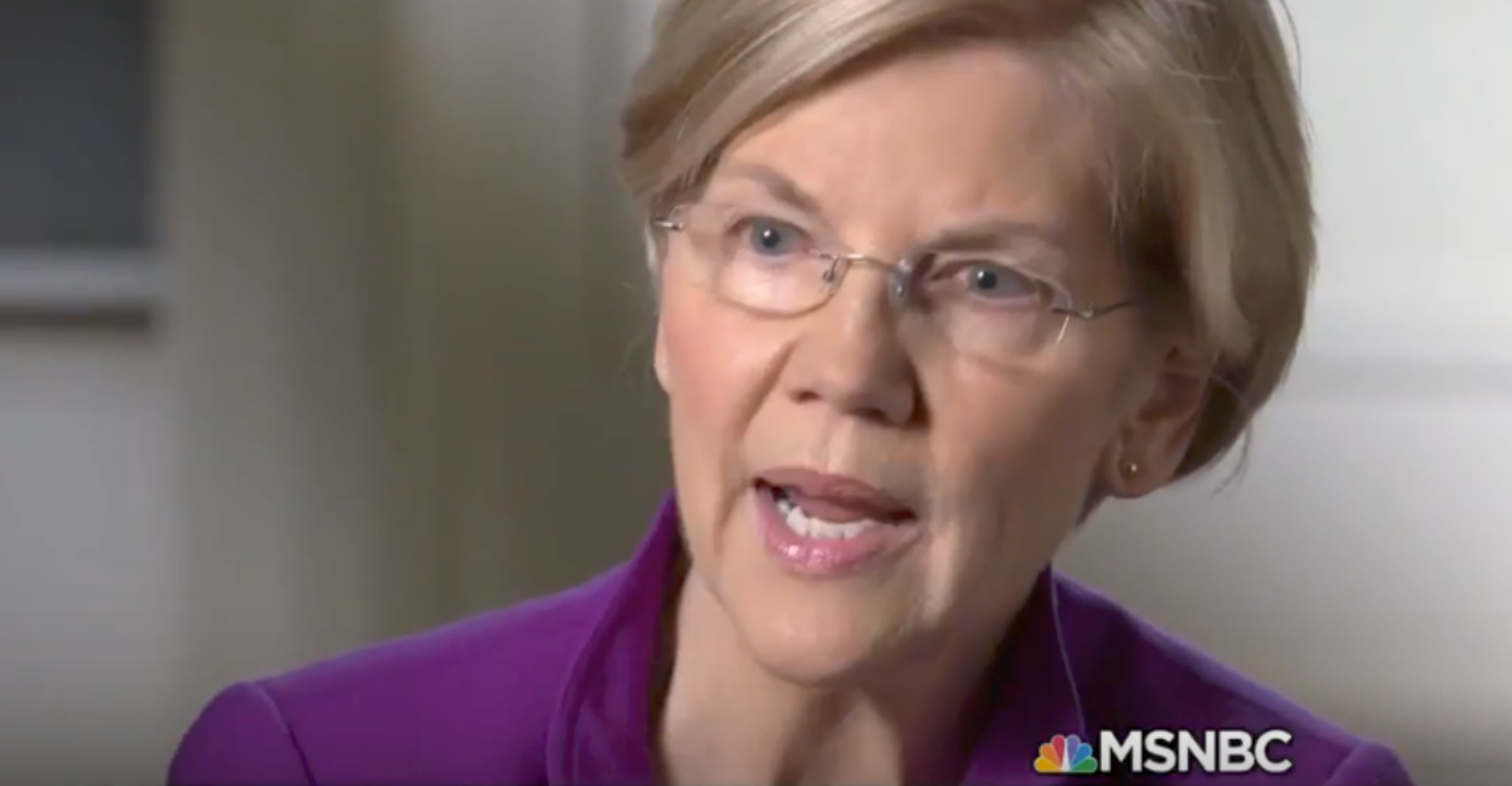 MSNBC Wonders if Warren's Claims of Native American Ancestry Will Hamper Future White House Bid