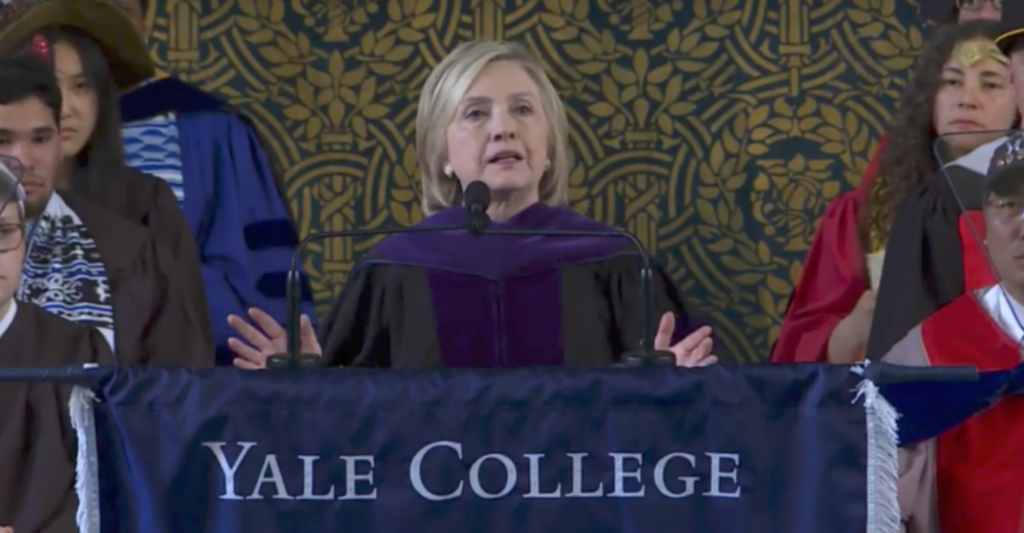 Hillary Clinton Whines During Graduation Speech About Not Being Over Her Election Loss in 2016