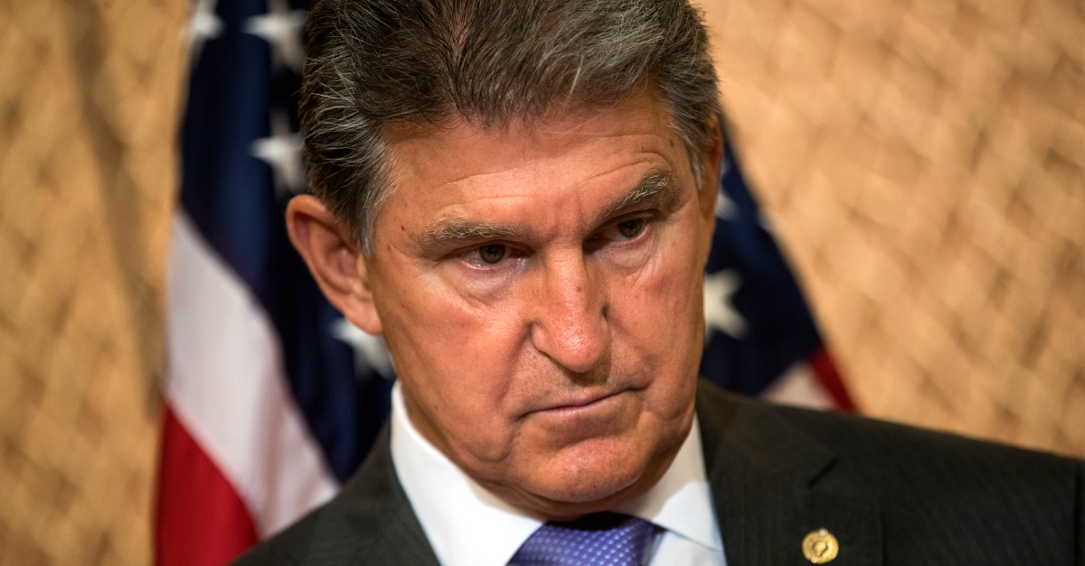 Dem Senator Joe Manchin Used Taxpayer Funds for Travel From a Lucrative Campaign Fundraiser