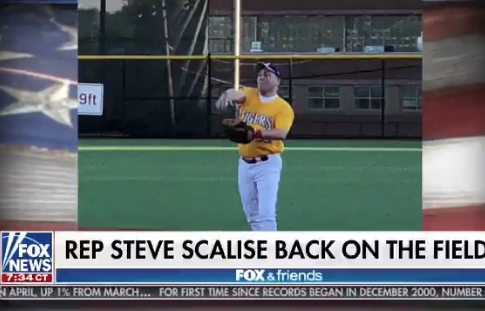 Scalise Takes Baseball Field for First Time Since 2017 Shooting