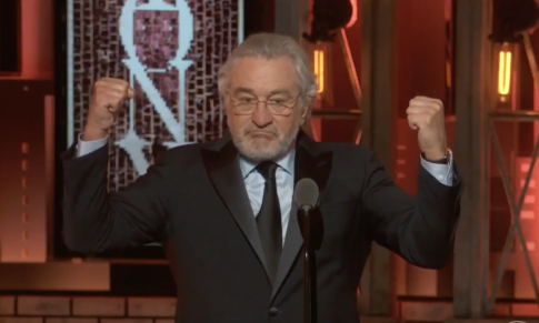Robert De Niro Yells 'F*** Trump' at Tony Awards, Gets Standing Ovation