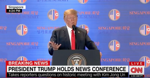 Trump Announces 'War Games' With South Korea Will Stop, Calls Them 'Provocative'