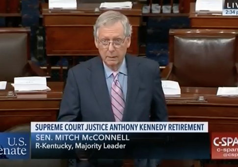 McConnell Announces The Senate Timeline to Confirm Justice Kennedy’s SCOTUS Successor