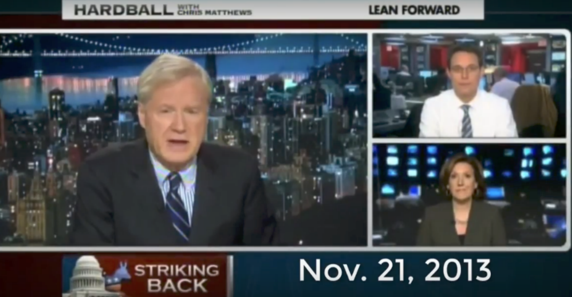 Flashback: Chris Matthews Praised Harry Reid’s ‘Guts’ in Ending Judicial Filibuster