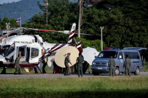 Rescuers Bring Eighth Person Out of Thai Cave on Second Day of Rescue