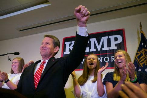 Trump Congratulates Kemp, Tells Him to Beat 'Crime Loving' Opponent
