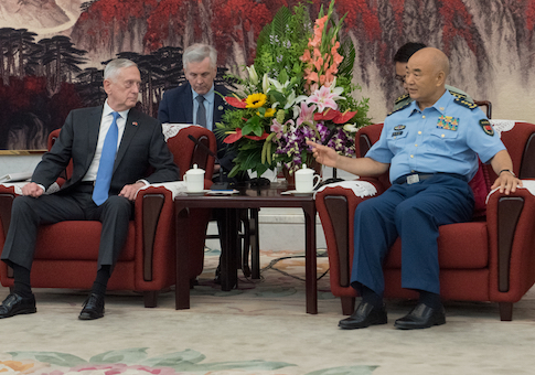 China's Most Powerful General, a Xi Jinping Henchman, Meets Mattis