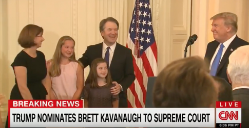 Trump Nominates Brett Kavanaugh to Replace Anthony Kennedy on the Supreme Court