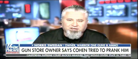 California Gun Store Owner Recognizes Disguised Sacha Baron Cohen: 'Yeah, You’re Borat'
