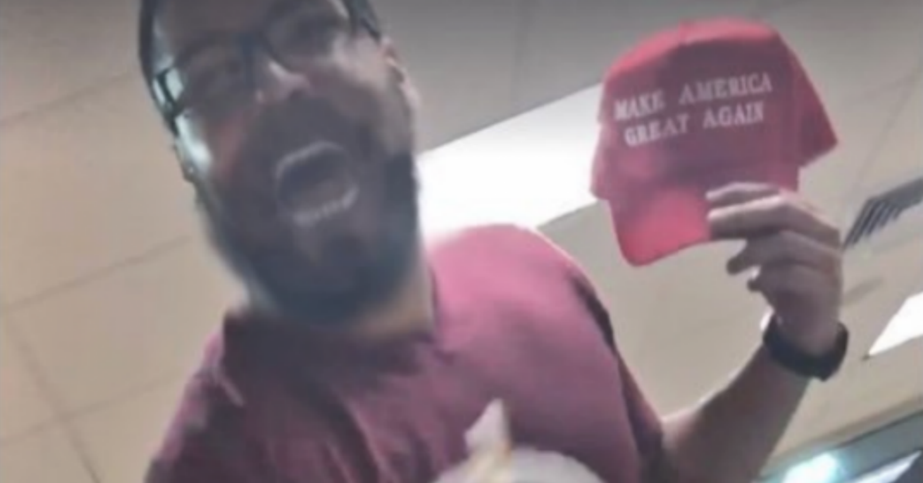 Texas Man Arrested for Stealing MAGA Hat, Throwing Drink at Trump Supporter’s Face