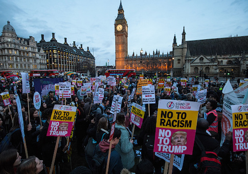 UK Group Protesting Trump Tied to Corbyn's Labor Party