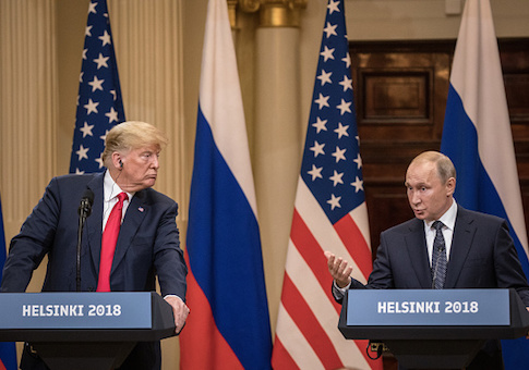 Trump Meets Putin in Bid to Reset U.S.-Russia Ties