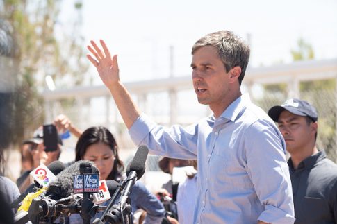 Top Story on 'Press' Section of O'Rourke's Website Is 'Vanity Fair' Story Hoping He Runs for President