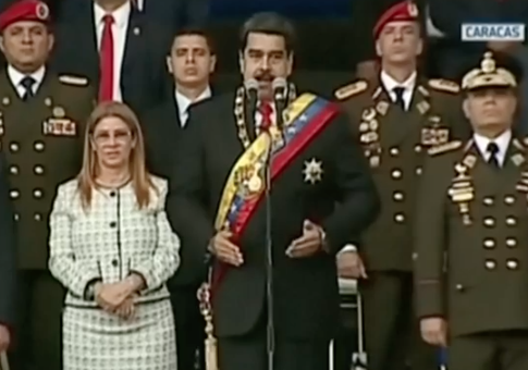 Venezuela's President Runs for Cover During Assassination Attempt
