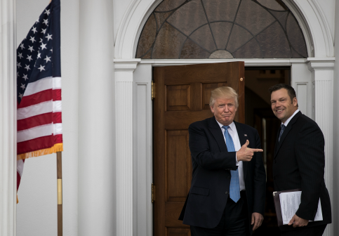 Trump Endorses Kobach for Governor Ahead of Kansas Primary