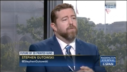 Gutowski on 3D-Printed Guns: Making Firearms Has Been Legal in U.S. 'Since the Founding of the Country'