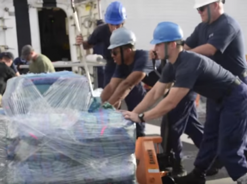Coast Guard Cutter Unloaded More Than 12,500 Pounds of Cocaine This Month