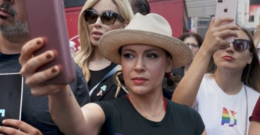 Actress Alyssa Milano Blames Russian Hackers for Initial Ohio Special Election Results