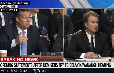 Cruz at Kavanaugh Hearing: Dems ‘Making a Demand They Know Is Utterly Impossible to Meet’