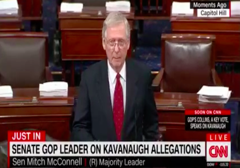McConnell on Kavanaugh Allegations: I Support Grassley's Choice to Interview Both Parties