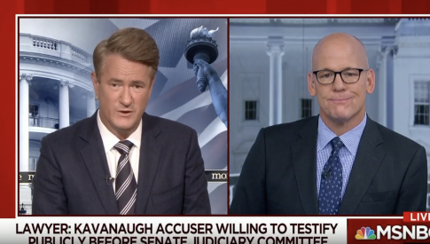 MSNBC, CNN Fixate on 'White Men' Questioning Kavanaugh Accuser