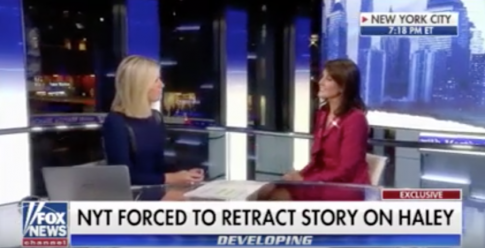 Nikki Haley Blasts NY Times For Running an Article Blaming Her For Expensive Furnishings