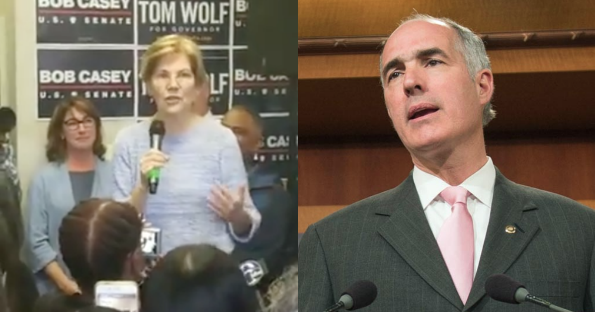 Elizabeth Warren Touts Pro-Choice Agenda at Campaign Event for Pro-Life Dem Senator Bob Casey