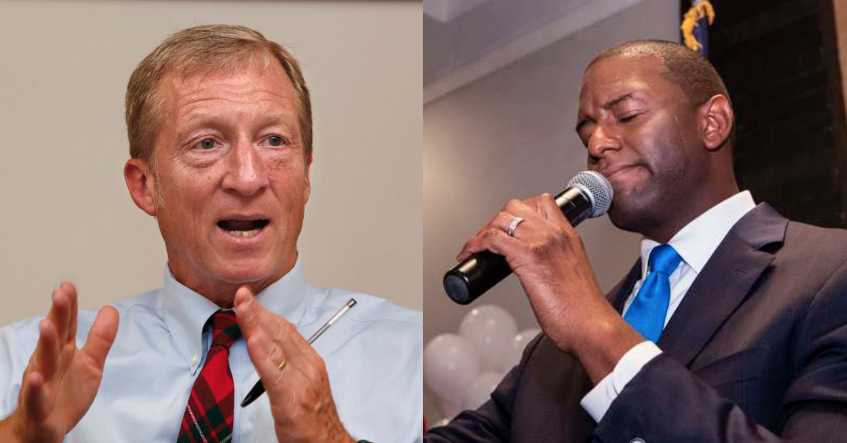 Tom Steyer to Spend $5 Million on Left-Wing Gillum in Florida Governor's Race