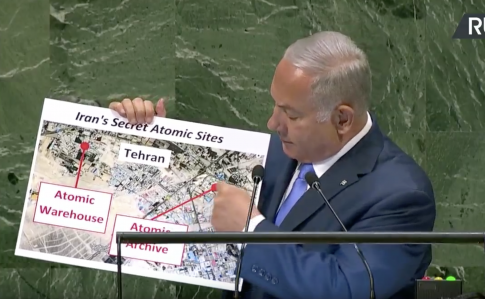 Netanyahu to U.N.: Iran Has 'Secret Atomic Warehouse' in Tehran for Nuclear Program
