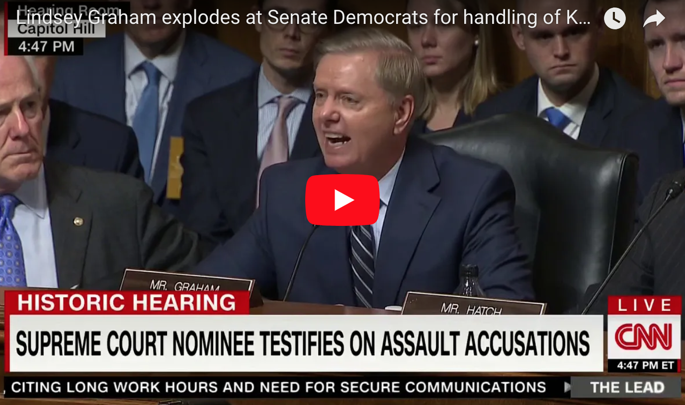 Graham Explodes at Senate Democrats for Handling of Kavanaugh Accusation: 'Unethical Sham'