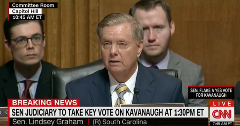 Graham on Kavanaugh Hearings: If I Become Chairman Next Year, 'I'm Going to Remember This'