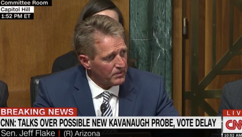 Flake Calls for One-Week Delay on Kavanaugh Floor Vote for FBI Investigation