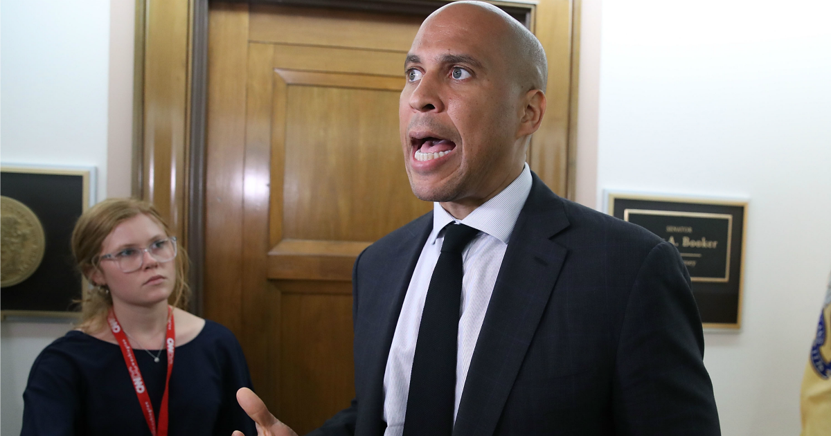 Dem Senator Booker Accuses Reporter Of Violating Constitution By Asking Him A Question