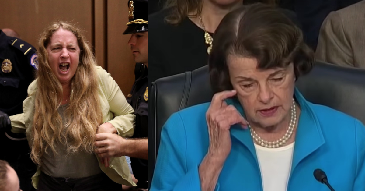 Liberals Are Outraged At Dem Senator Feinstein For Apologizing To Kavanaugh Over Constant Protesting