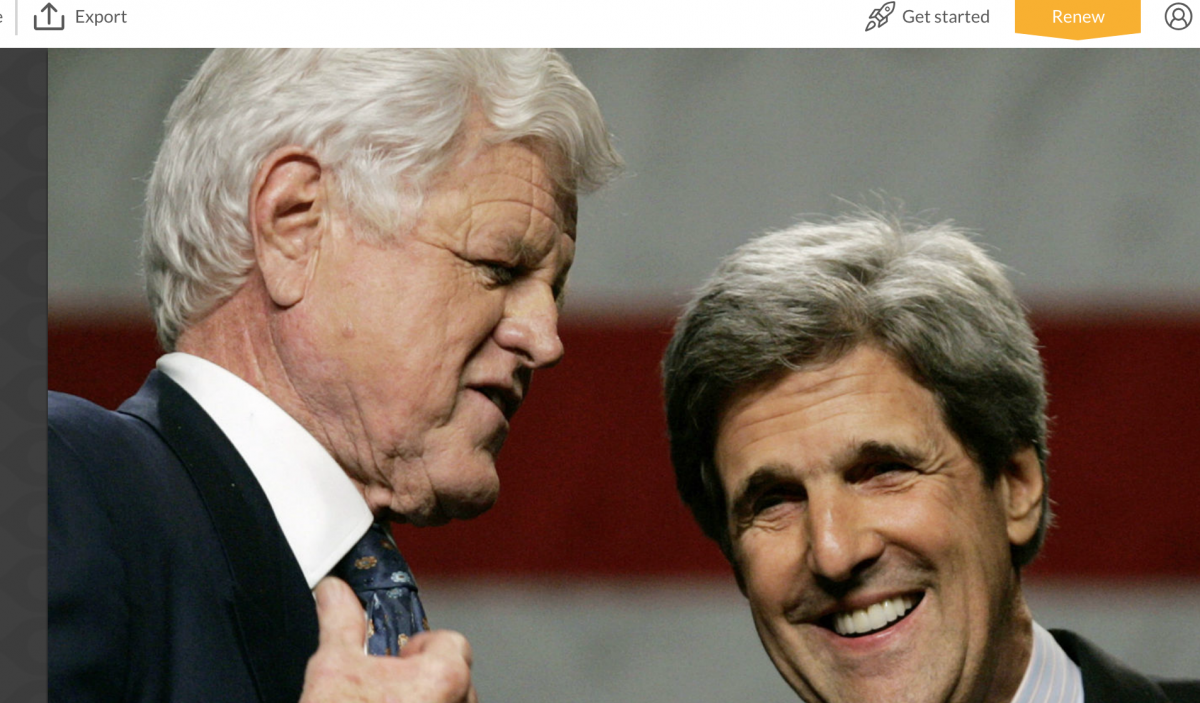 John Kerry Credits Ted Kennedy With 'Owning Moments Where He Knew He Stepped Over the Line'