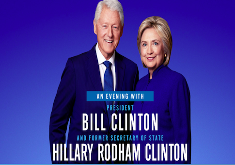 Bill and Hillary Clinton Launch International Tour: An Evening With the Clintons