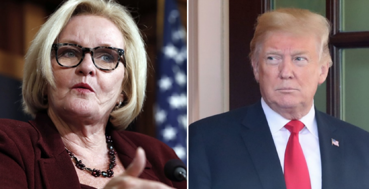 Embattled Dem Sen. McCaskill Calls Trump's Presidency a 'Work in Progress'