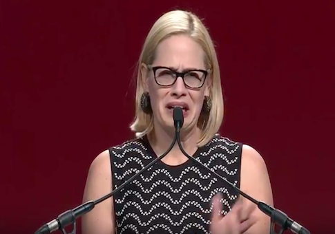 Sinema Makes Face, Acts Disgusted When Admitting She Ran for Office in Arizona