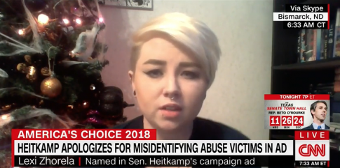 Sexual Assault Victim Outed by Heitkamp: 'She Definitely Lost My Vote'