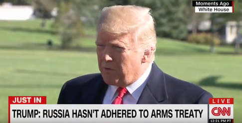 Trump: I'm Terminating Nuclear Arms Pact With Russia 'Because They Violated the Agreement'