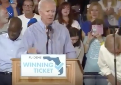 Biden Thinks He's in Miami During Tampa Campaign Rally