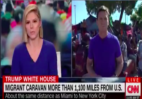 CNN on Migrant Caravan: 'We've Been Playing Spot the Middle Easterner for Days'