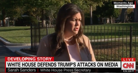 Sarah Sanders Calls On All Americans to Play a Role in Condemning Violence