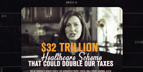 New Ad Hits Dem Congressional Candidate's Support for Tax Hikes: 'Kim Schrier Costs Way Too Much'