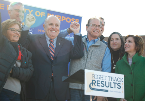 Giuliani Warns Indiana Voters: ‘You Don’t Want Schumer as Senate Majority Leader’